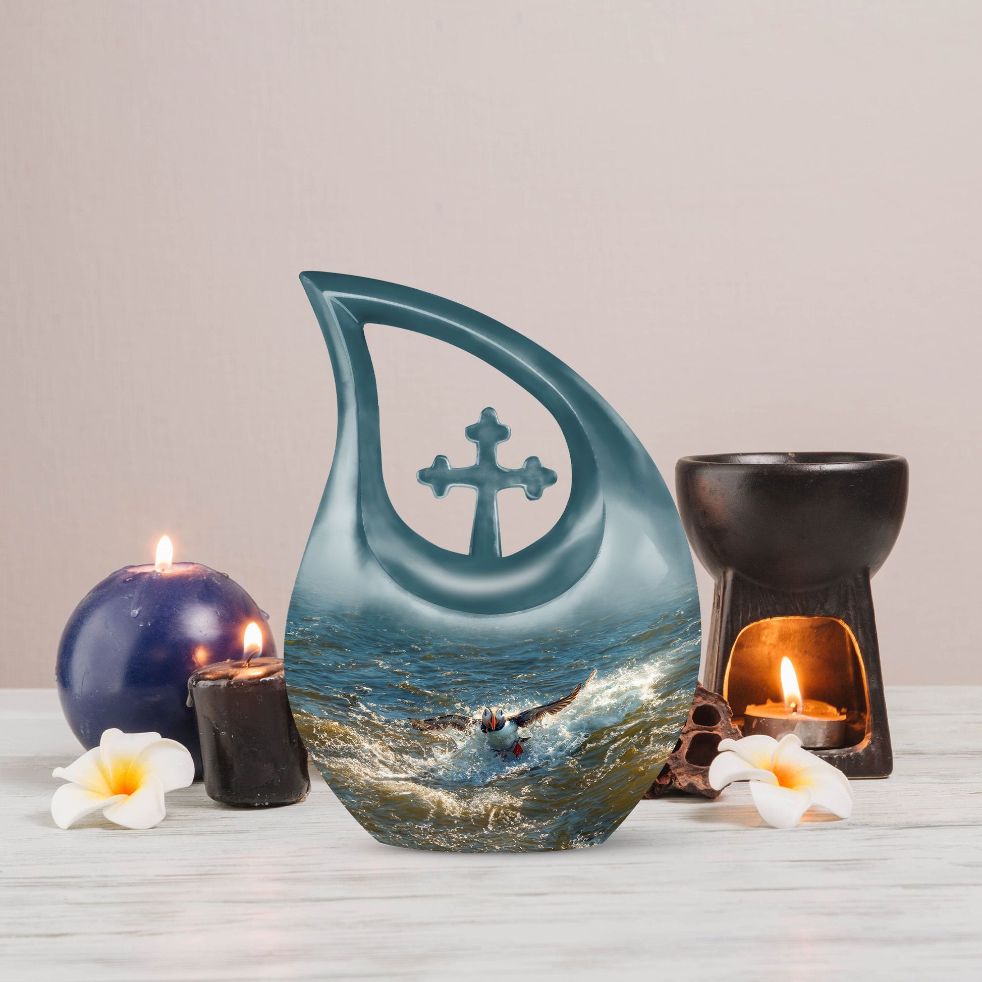 Puffin Bird Urns For Ashes - Human Urns For Ashes Adult Female