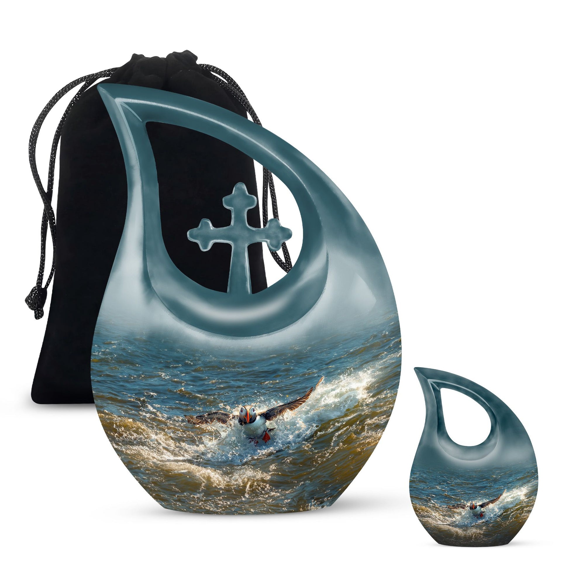 Puffin Bird Urns For Ashes - Human Urns For Ashes Adult Female