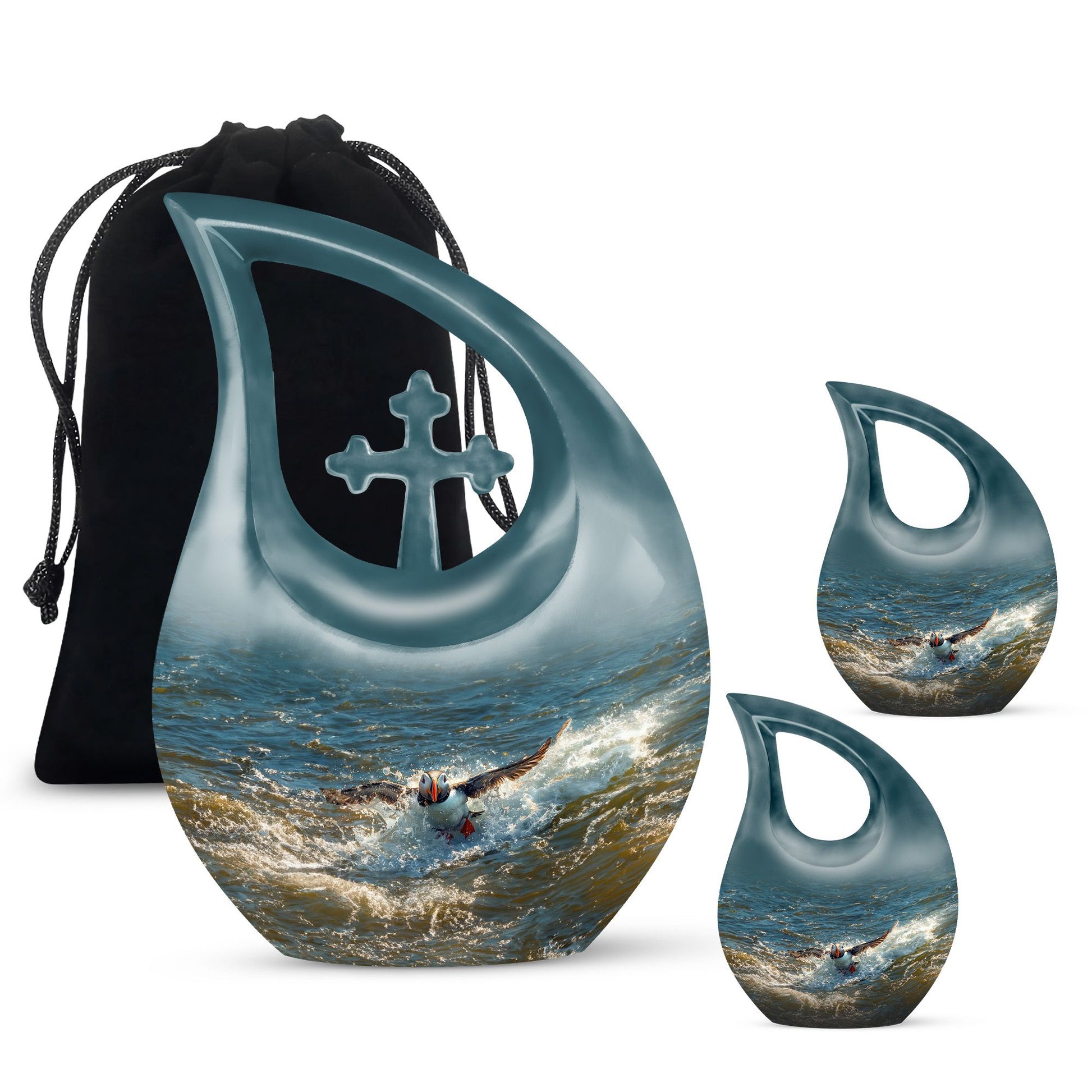 Puffin Bird Urns For Ashes - Human Urns For Ashes Adult Female