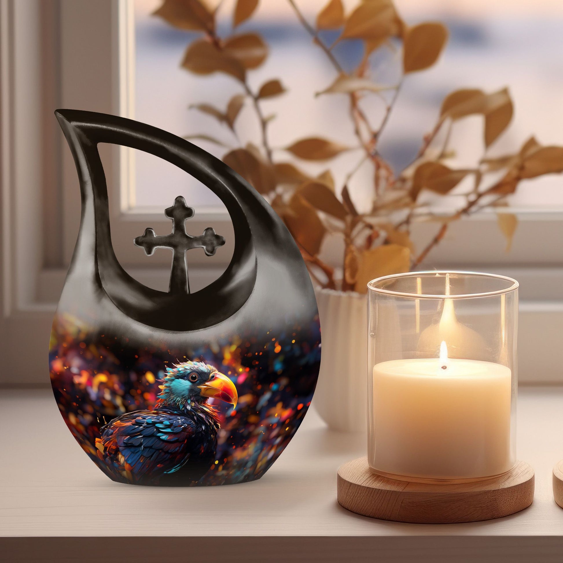 Puffin Bird Urns For Ashes - Adult Male Urn