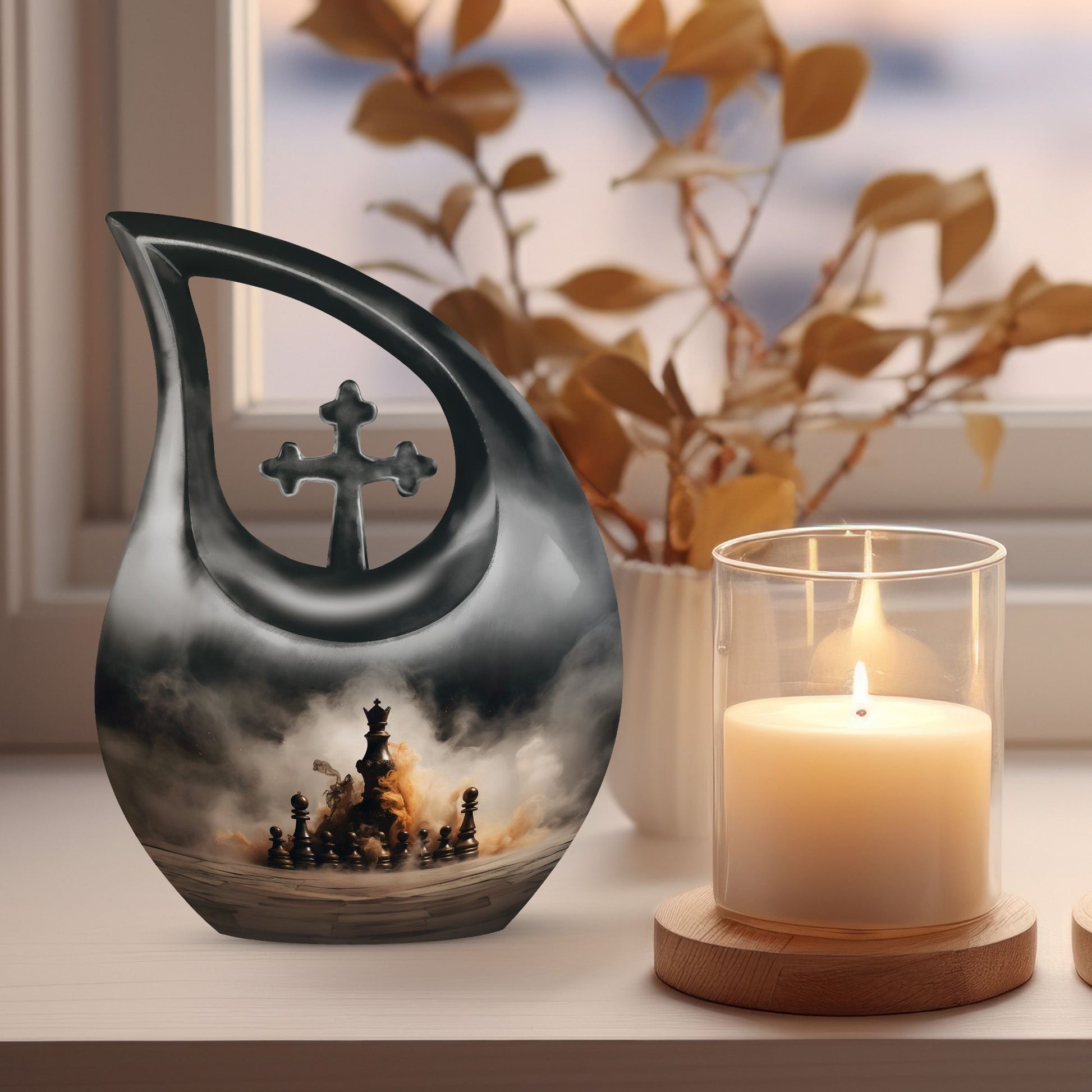 Chess Urns For Ashes - Urn For Human Ashes For Men
