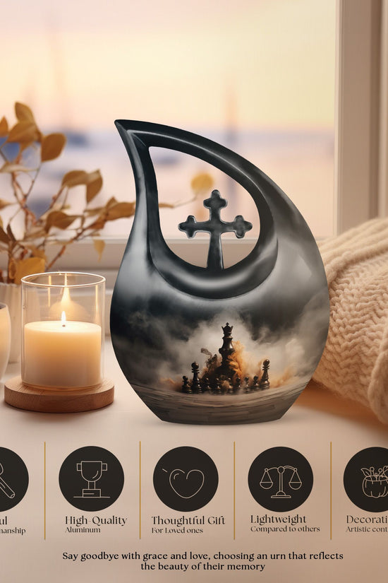 Chess Urns For Ashes - Urn For Human Ashes For Men