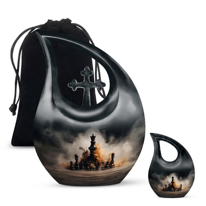 Chess Urns For Ashes - Urn For Human Ashes For Men