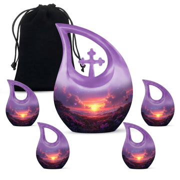 Large Urn With 4 Keepsake