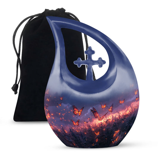 Purple Meadow Urns For Ashes - Urn Mom Ashes Large