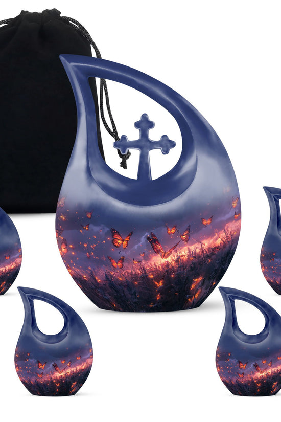 Purple Meadow Urns For Ashes - Urn Mom Ashes Large