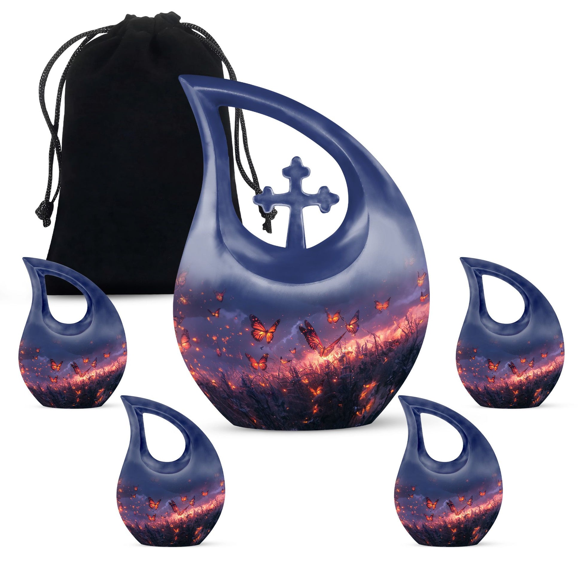 Purple Meadow Urns For Ashes - Urn Mom Ashes Large