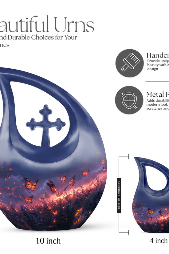 Purple Meadow Urns For Ashes - Urn Mom Ashes Large