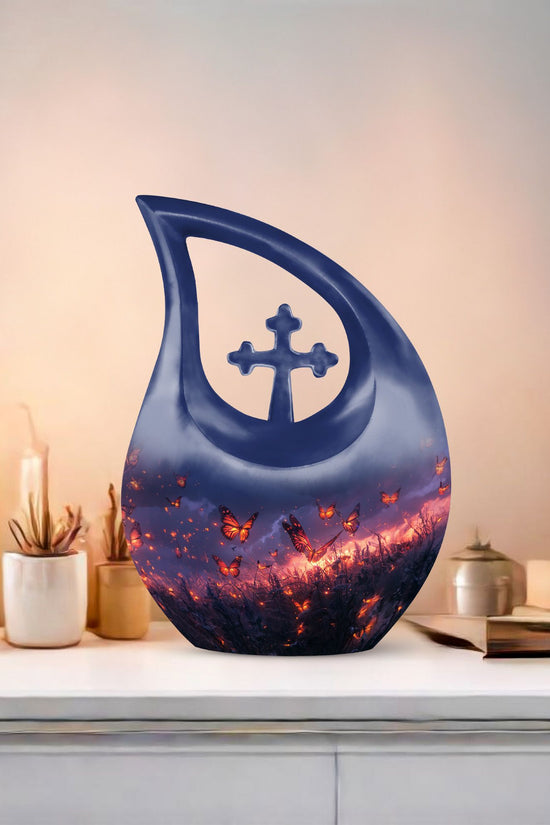 Purple Meadow Urns For Ashes - Urn Mom Ashes Large