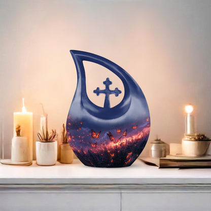 Purple Meadow Urns For Ashes - Urn Mom Ashes Large