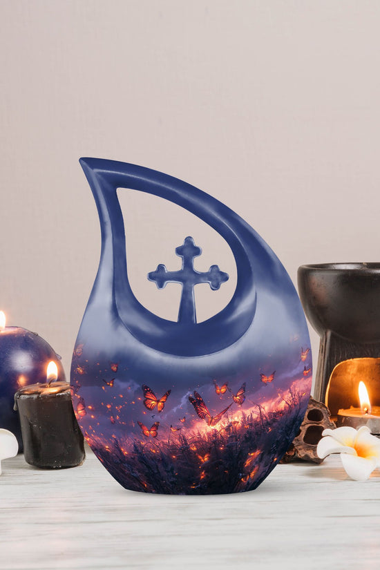 Purple Meadow Urns For Ashes - Urn Mom Ashes Large
