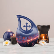 Purple Meadow Urns For Ashes - Urn Mom Ashes Large