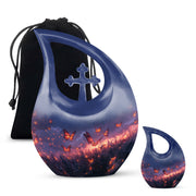 Purple Meadow Urns For Ashes - Urn Mom Ashes Large