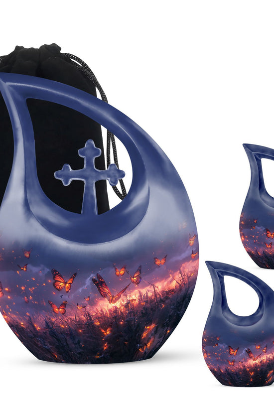 Purple Meadow Urns For Ashes - Urn Mom Ashes Large