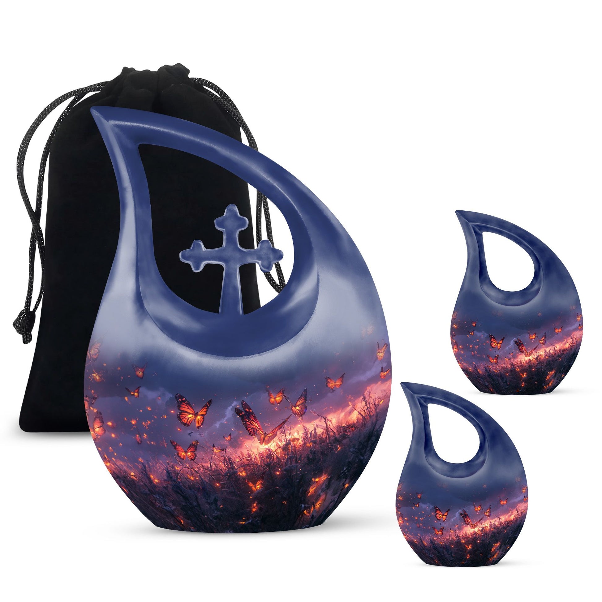 Purple Meadow Urns For Ashes - Urn Mom Ashes Large