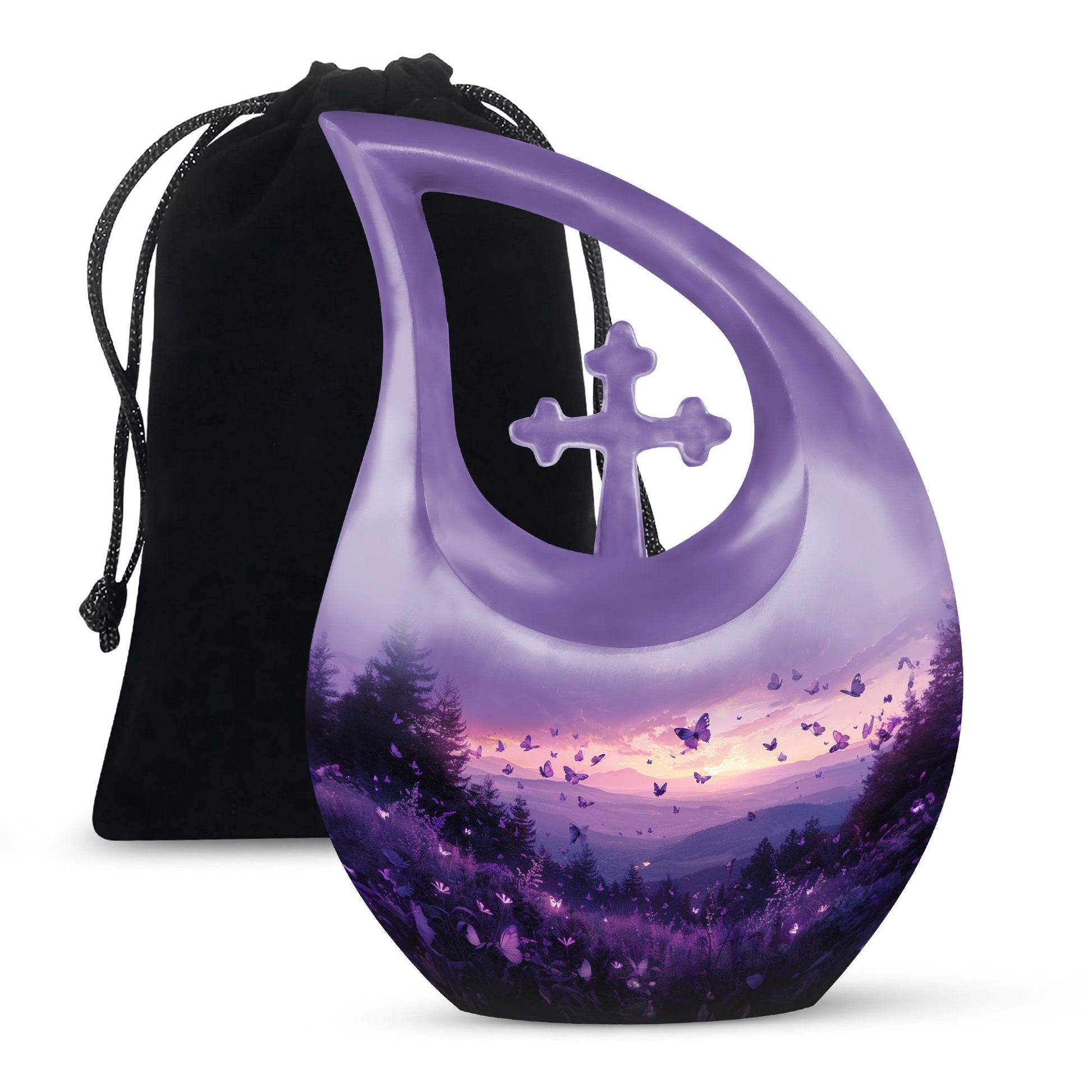Purple Meadow Urns For Ashes - Urn Large Adult