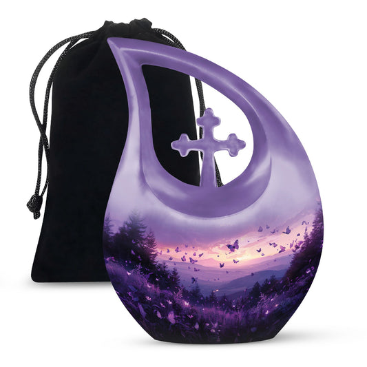 Purple Meadow Urns For Ashes - Urn Large Adult