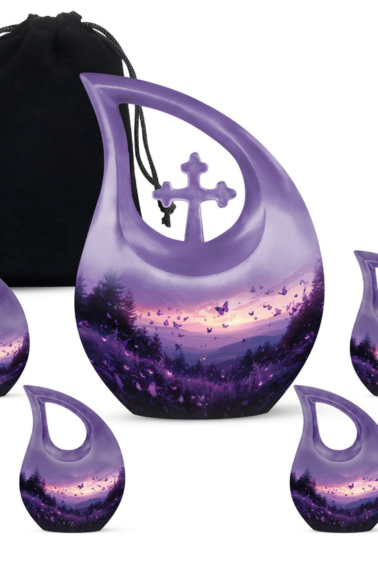 Purple Meadow Urns For Ashes - Urn Large Adult