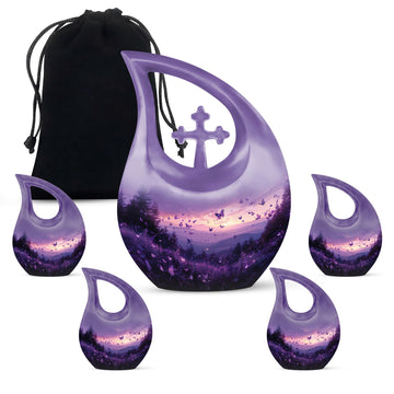 Large Urn With 4 Keepsake