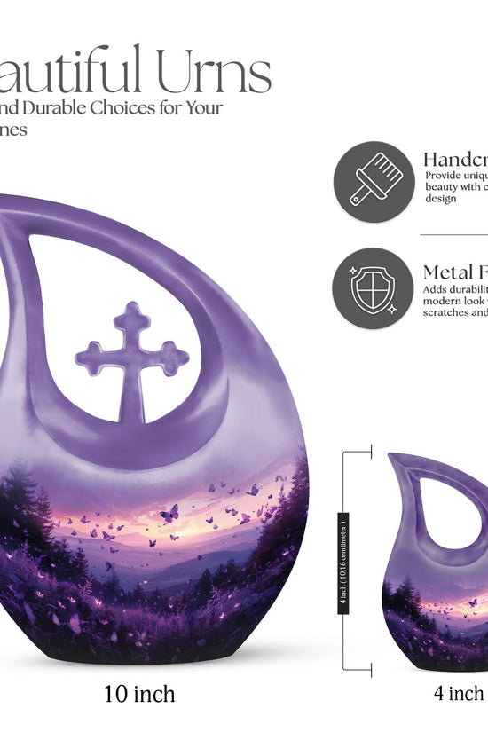 Purple Meadow Urns For Ashes - Urn Large Adult