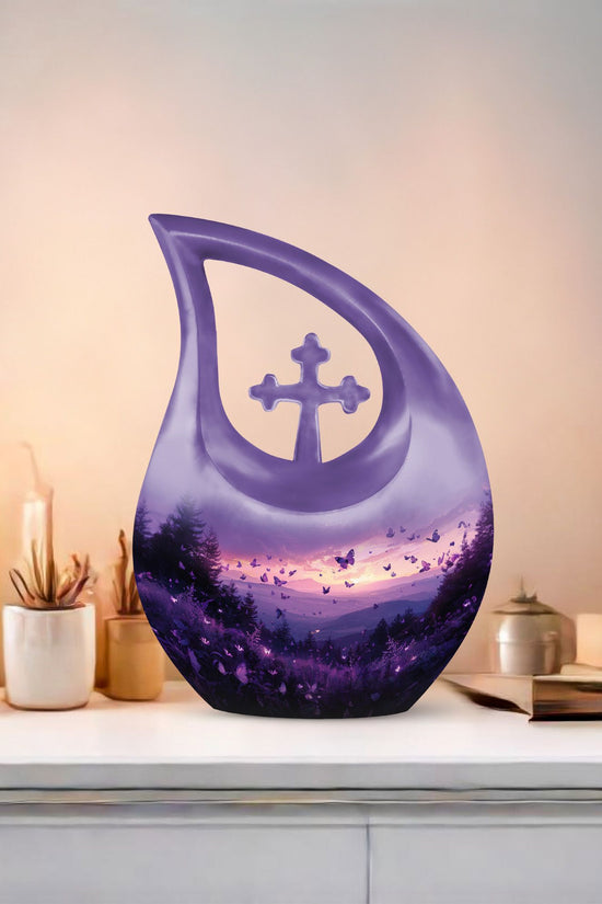 Purple Meadow Urns For Ashes - Urn Large Adult