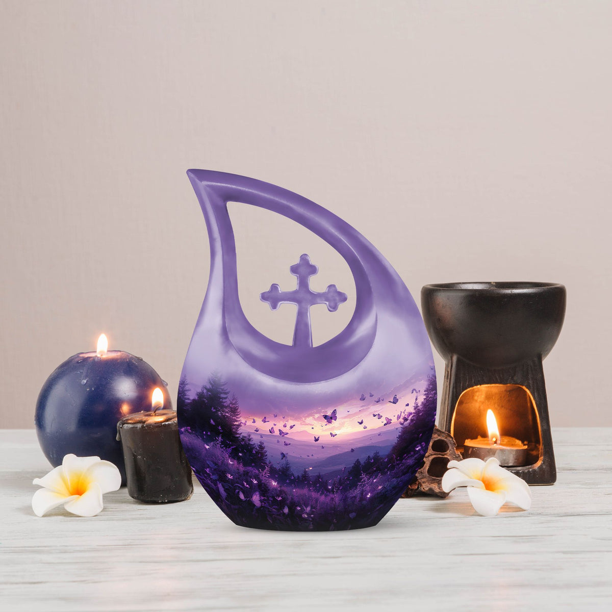 Purple Meadow Urns For Ashes - Urn Large Adult
