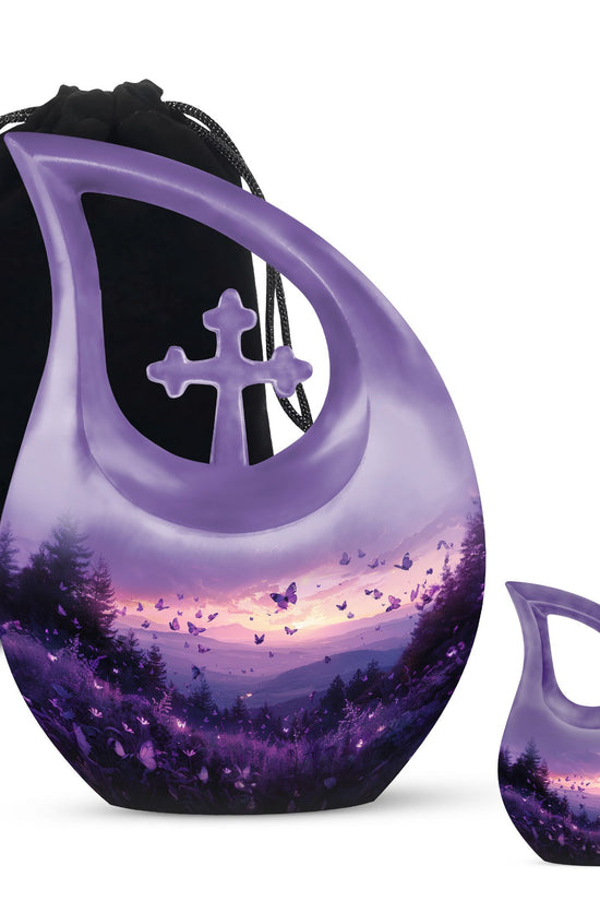 Purple Meadow Urns For Ashes - Urn Large Adult