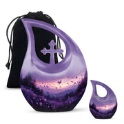 Purple Meadow Urns For Ashes - Urn Large Adult