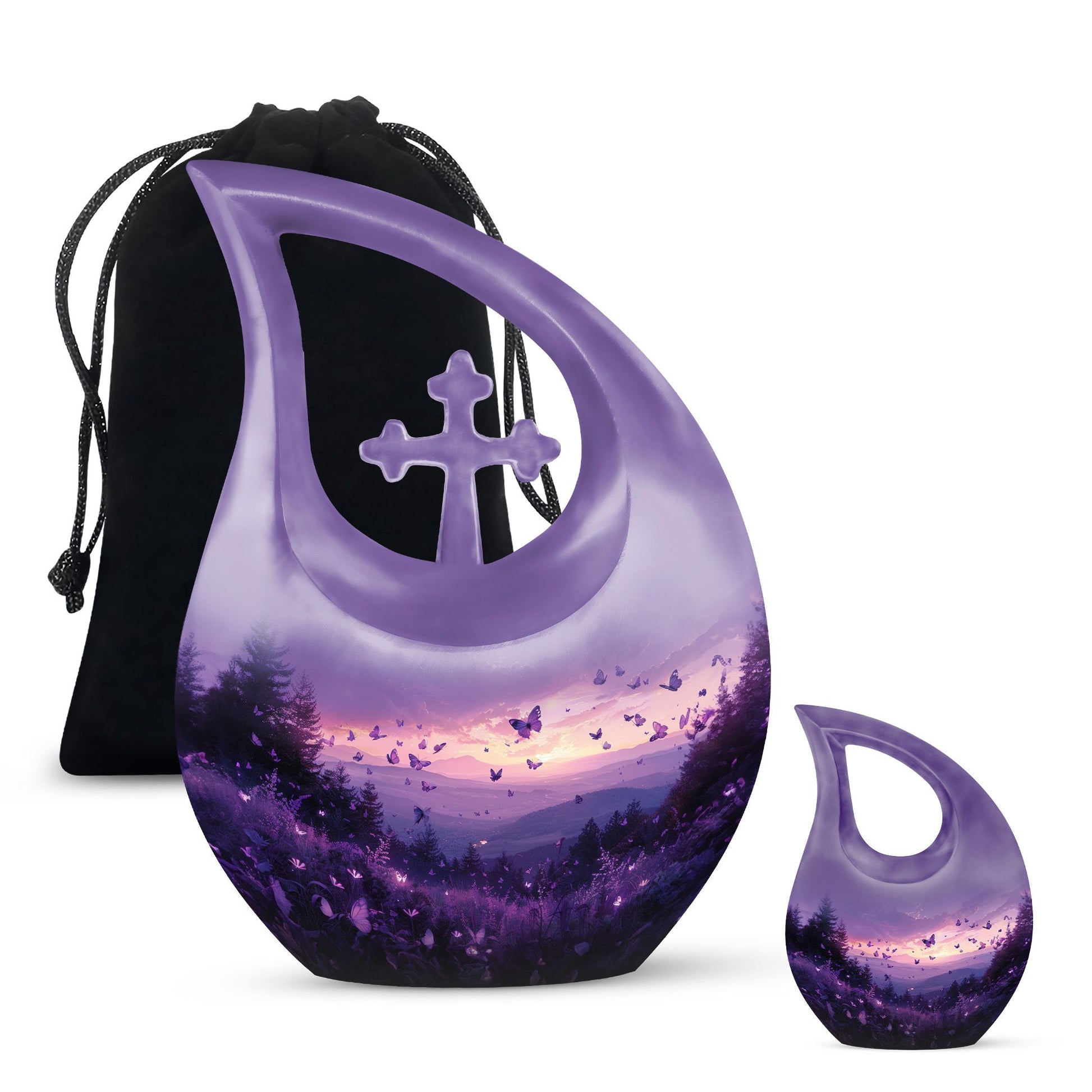 Purple Meadow Urns For Ashes - Urn Large Adult
