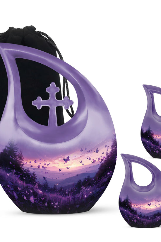 Purple Meadow Urns For Ashes - Urn Large Adult