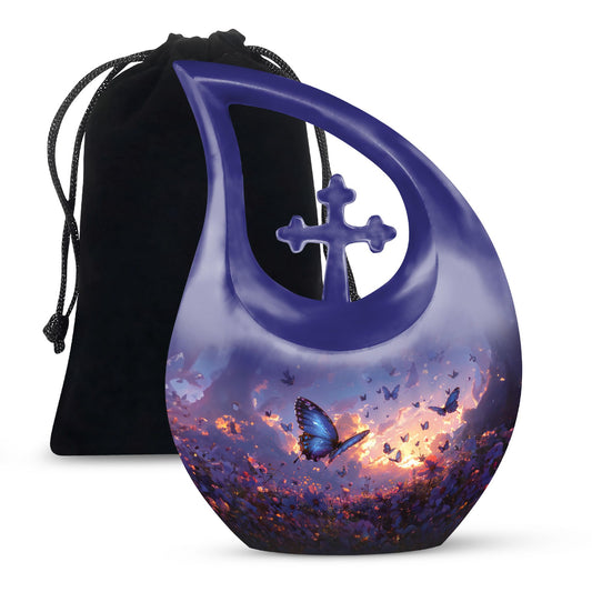 Purple Meadow Urns For Ashes - Urn Human Ashes Large
