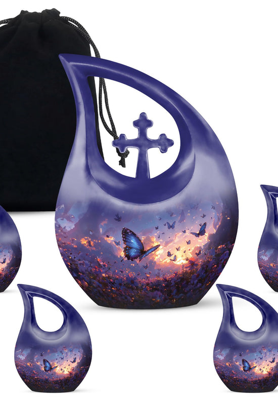 Purple Meadow Urns For Ashes - Urn Human Ashes Large