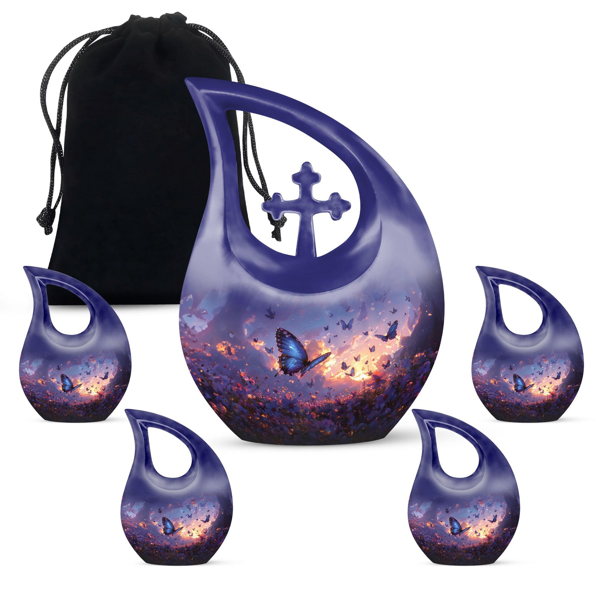 Purple Meadow Urns For Ashes - Urn Human Ashes Large