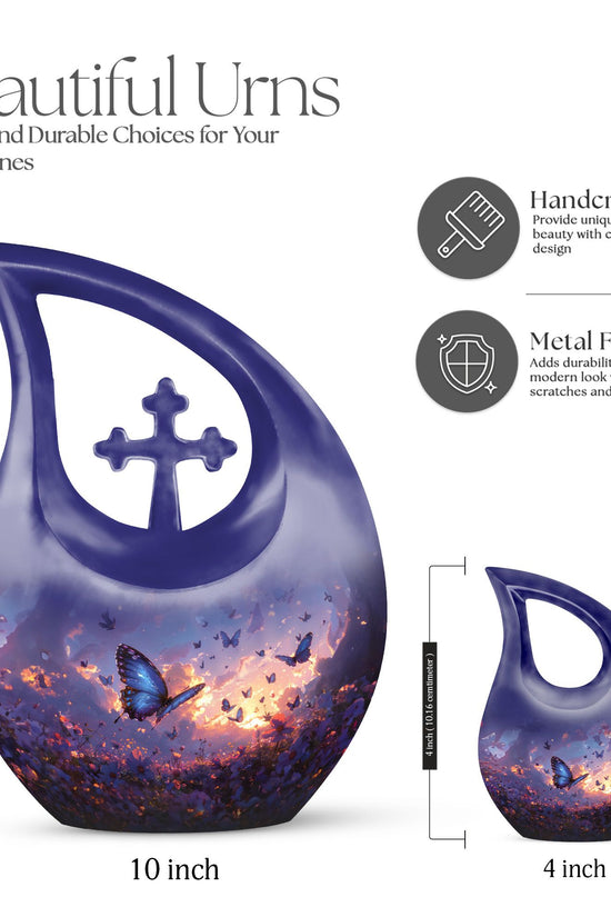 Purple Meadow Urns For Ashes - Urn Human Ashes Large