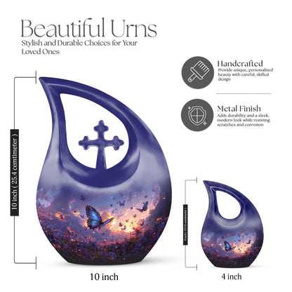 Purple Meadow Urns For Ashes - Urn Human Ashes Large