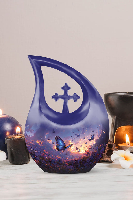Purple Meadow Urns For Ashes - Urn Human Ashes Large