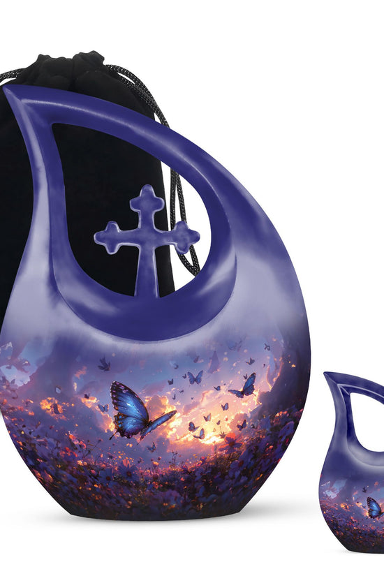 Purple Meadow Urns For Ashes - Urn Human Ashes Large