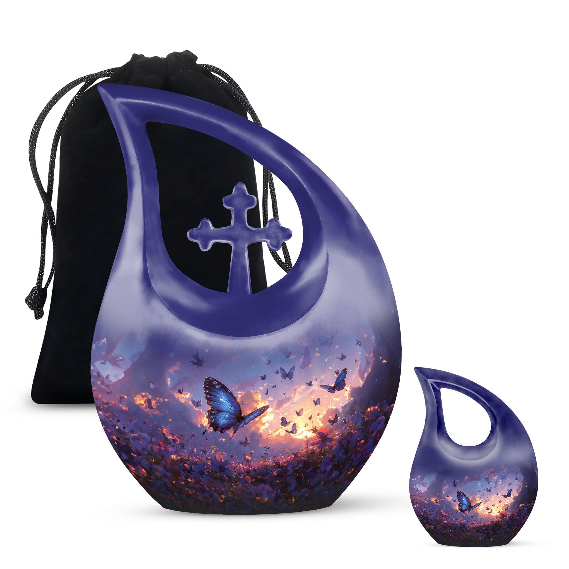 Purple Meadow Urns For Ashes - Urn Human Ashes Large