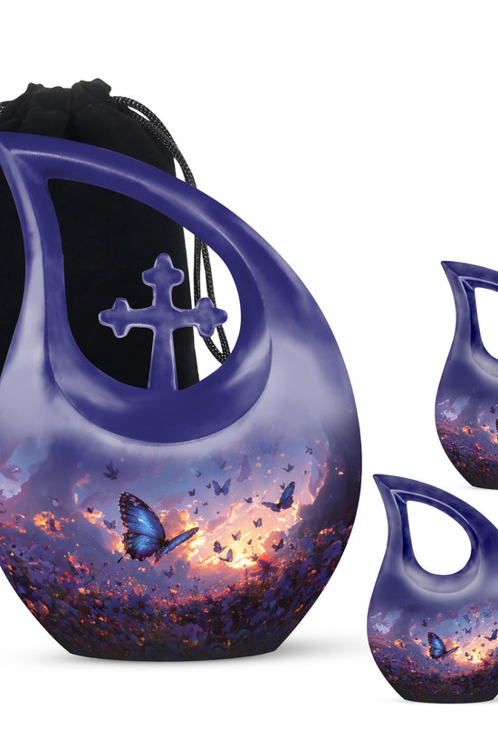Purple Meadow Urns For Ashes - Urn Human Ashes Large