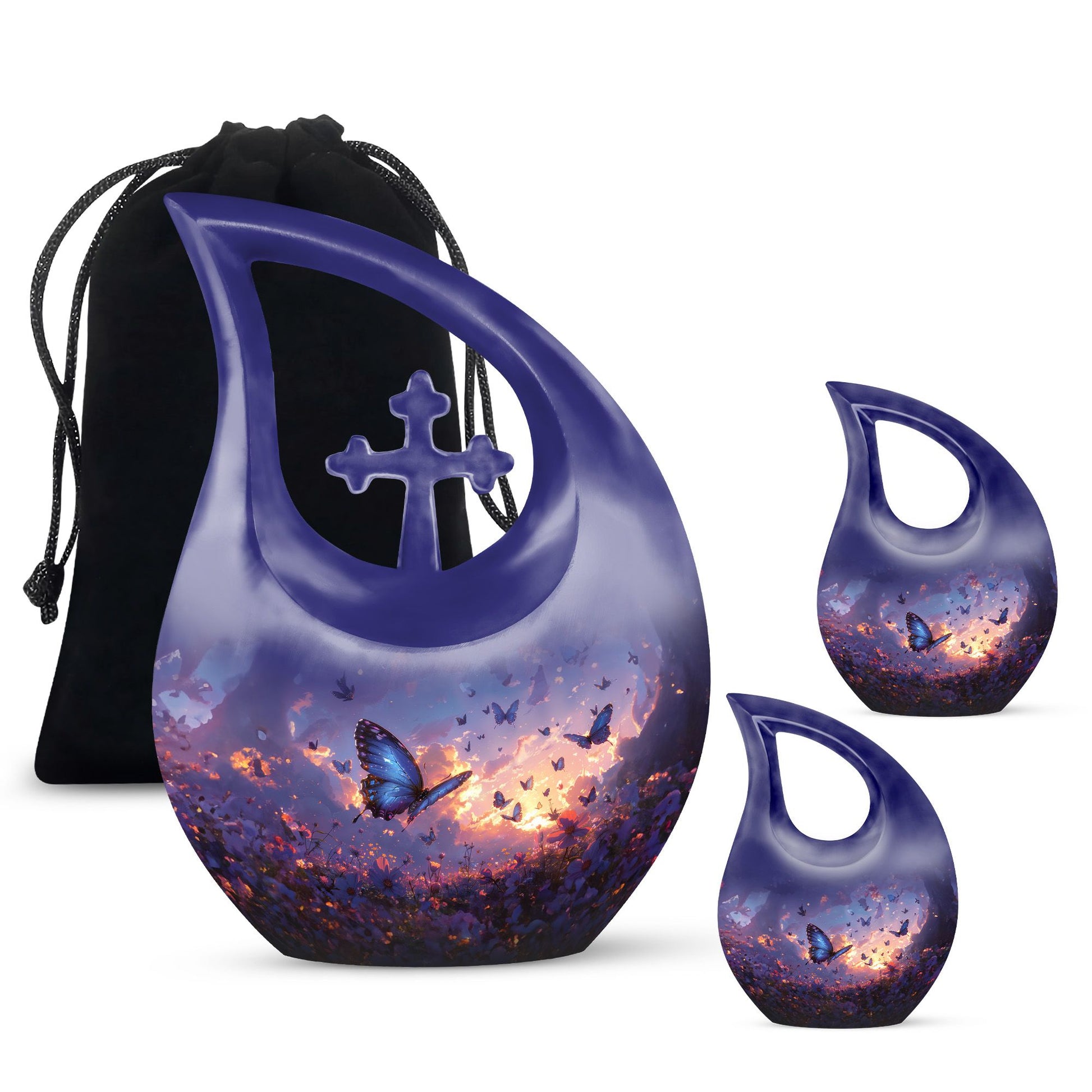 Purple Meadow Urns For Ashes - Urn Human Ashes Large