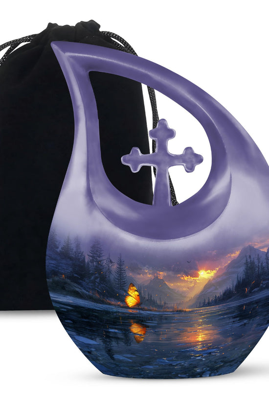 Purple Meadow Urns For Ashes - Urn For Ashes For Women