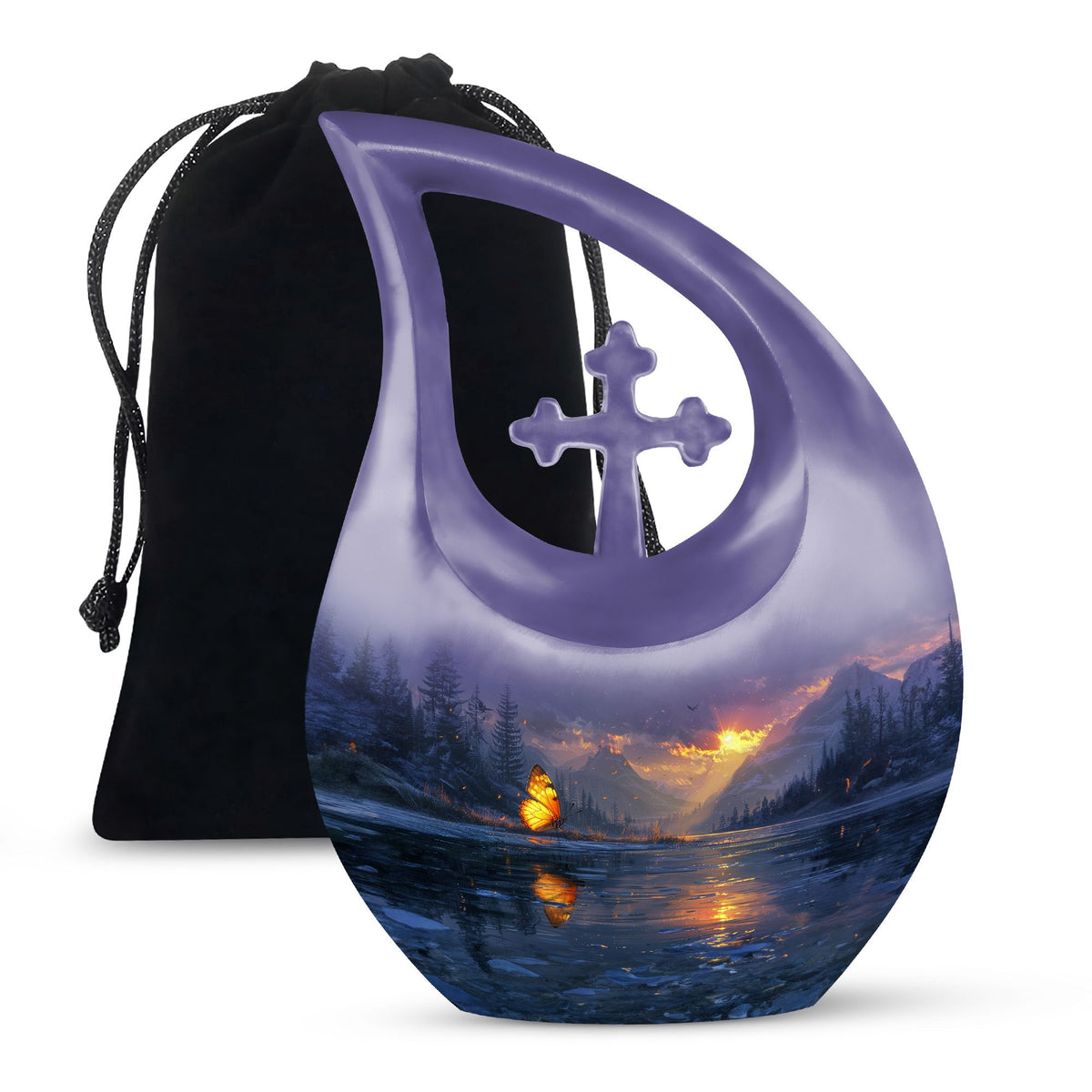 Purple Meadow Urns For Ashes - Urn For Ashes For Women