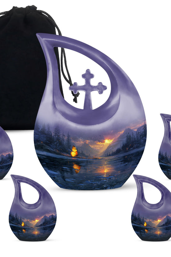 Purple Meadow Urns For Ashes - Urn For Ashes For Women