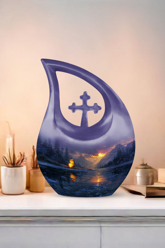 Purple Meadow Urns For Ashes - Urn For Ashes For Women
