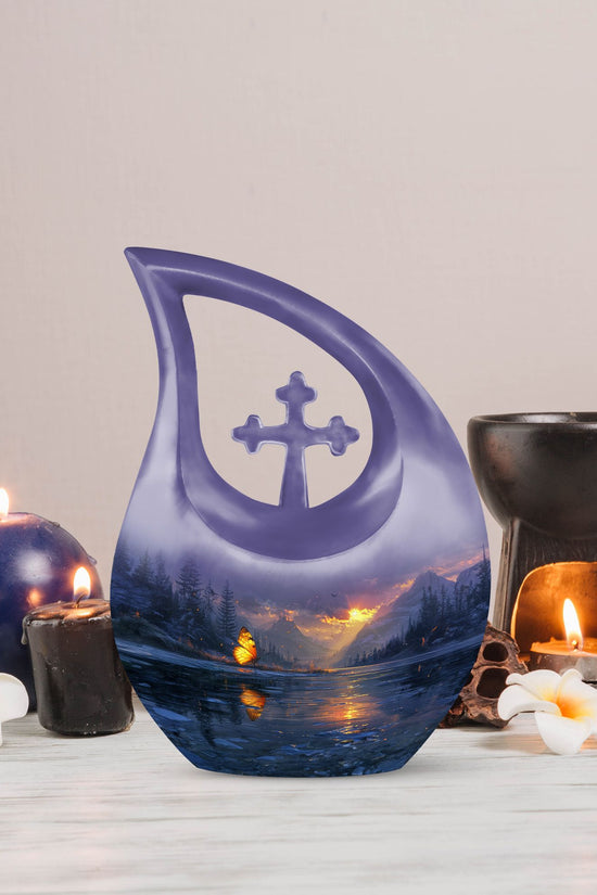 Purple Meadow Urns For Ashes - Urn For Ashes For Women