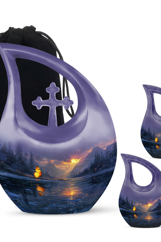 Purple Meadow Urns For Ashes - Urn For Ashes For Women