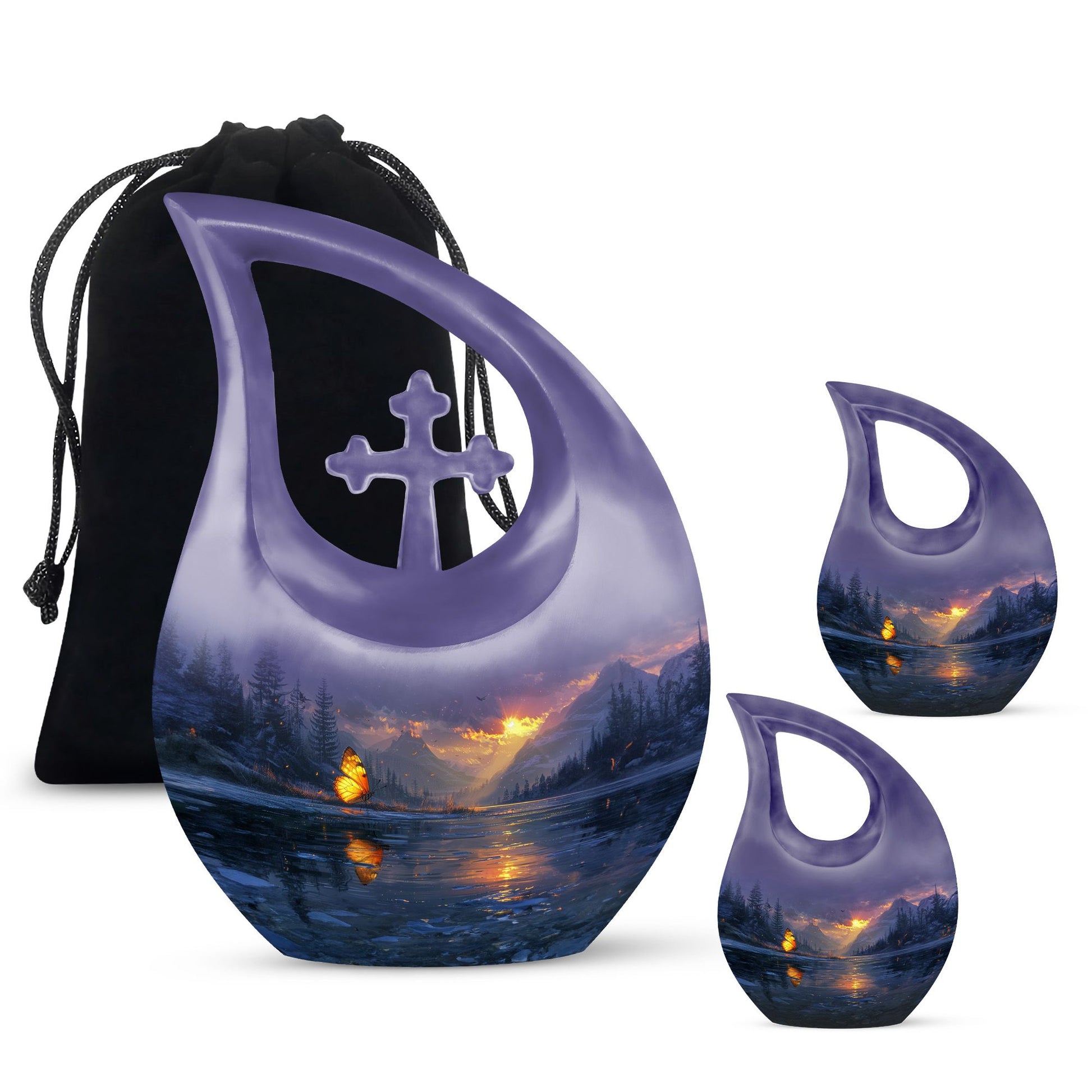 Purple Meadow Urns For Ashes - Urn For Ashes For Women
