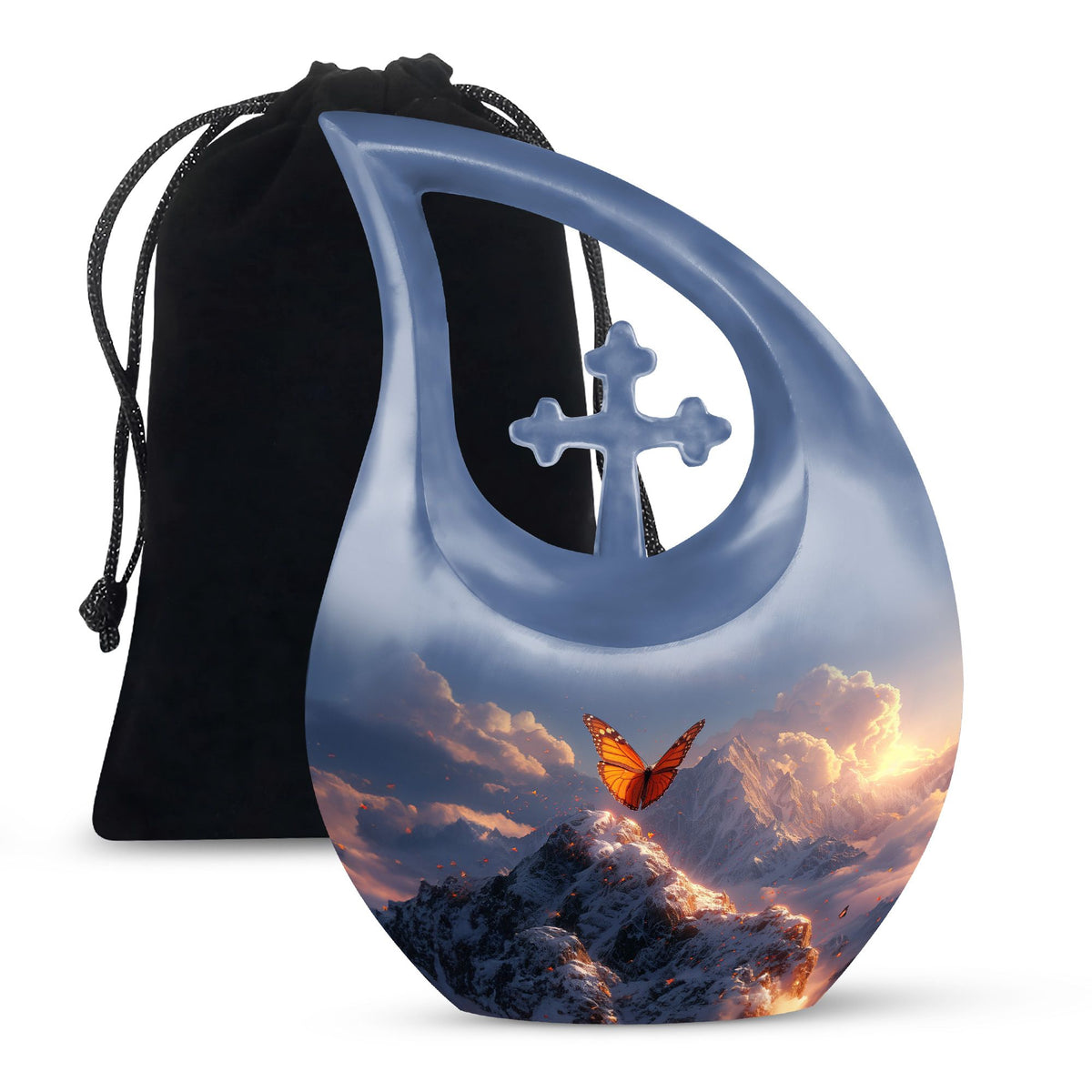 Purple Meadow Urns For Ashes - Cremation Urns For Women