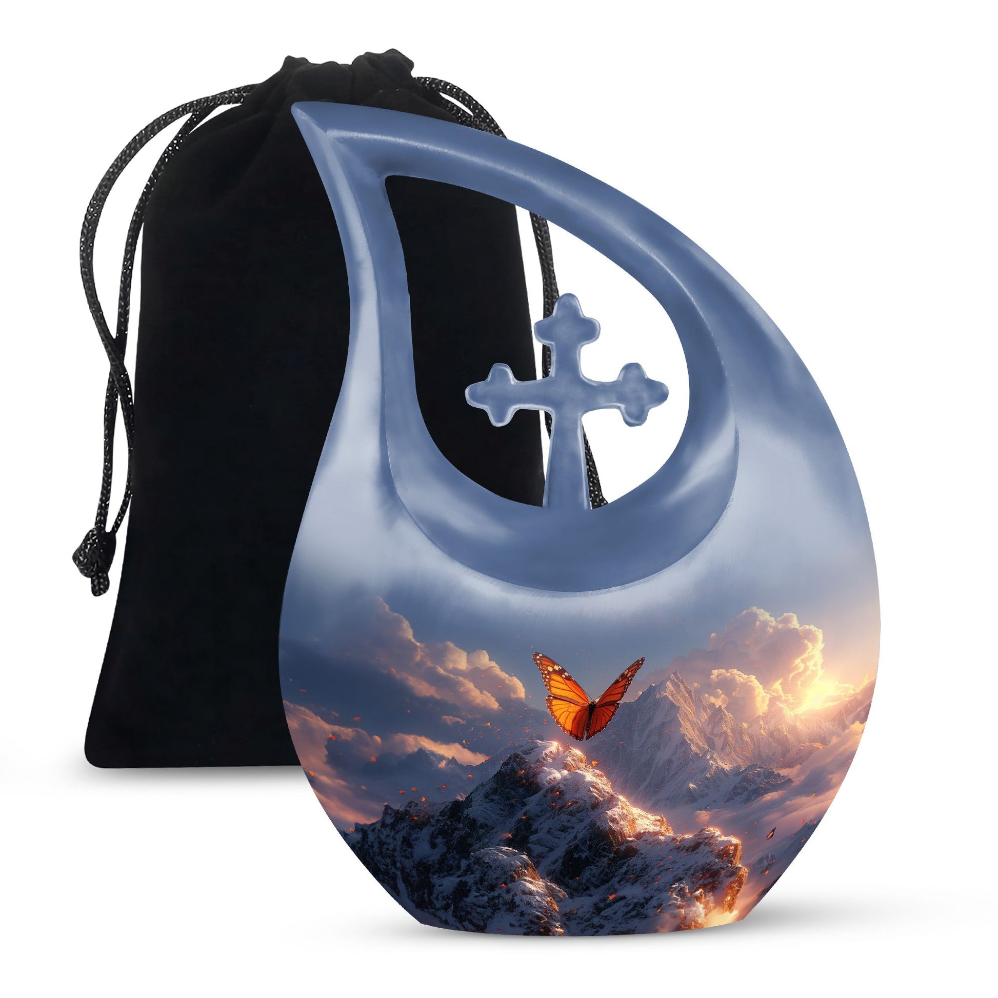 Purple Meadow Urns For Ashes - Cremation Urns For Women