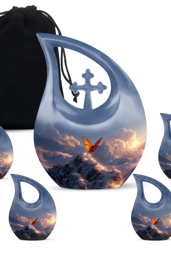 Purple Meadow Urns For Ashes - Cremation Urns For Women